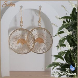 Boucles d'oreilles Soléa