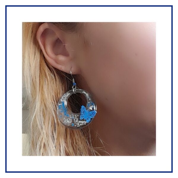 Lina créoles papillons